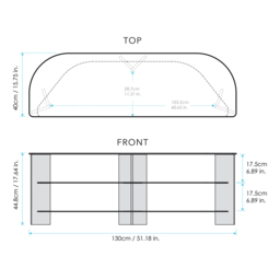 AVF Varano Black Corner TV Unit - Size: 40 x 130 x 44.5 - Wilko - thumbnail 6