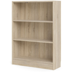 Florence Basic 2 Shelf Oak Wide Low Bookcase - Brown - Furniture to Go - Wilko - thumbnail 5