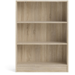 Florence Basic 2 Shelf Oak Wide Low Bookcase - Brown - Furniture to Go - Wilko - thumbnail 4