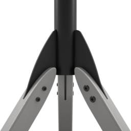 AVF Hoxton Sound Single Shelf Grey Freestanding Tripod TV Unit - AVF Group Ltd - Wilko - thumbnail 7