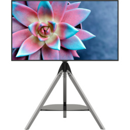 AVF Hoxton Sound Single Shelf Grey Freestanding Tripod TV Unit - AVF Group Ltd - Wilko - thumbnail 4