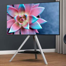 AVF Hoxton Sound Single Shelf Grey Freestanding Tripod TV Unit - AVF Group Ltd - Wilko
