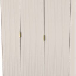 Crowndale Diamond 3 Door Kashmir Matt Tall Wardrobe Ready Assembled - Wilko - thumbnail 5