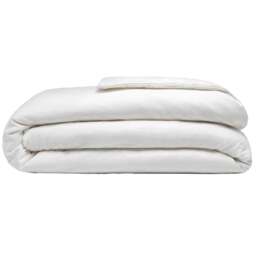 Serene Single White Brushed Cotton Duvet Cover - Wilko - thumbnail 1