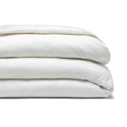 Serene Single White Brushed Cotton Duvet Cover - Wilko - thumbnail 4