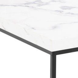 Florence Barossa White Marble Carrara Top Square Coffee Table - Furniture To Go - Wilko - thumbnail 5