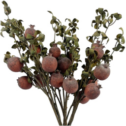 Leaf Pomegranate Artificial Stem 75cm 6 Pack - Size: 75 x 10 x 10cm - Green - Wilko - thumbnail 4