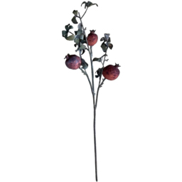 Leaf Pomegranate Artificial Stem 75cm 6 Pack - Size: 75 x 10 x 10cm - Green - Wilko - thumbnail 3
