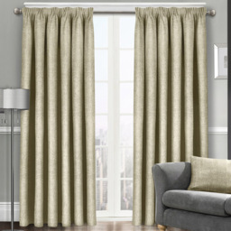 Velosso Westwood Latte Tape Top Curtains 168 x 137cm - Size: W 168 x D 137cm - Cream - Wilko - thumbnail 1