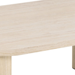 Furniture To Go Solano Light Travertine Square Coffee Table - Size: 36 x 60 x 60cm - Cream - Wilko - thumbnail 7
