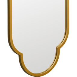 MirrorOutlet The Duplici Gold Metal Double Arched Oval Wall Mirror 150 x 52cm - Wilko - thumbnail 6