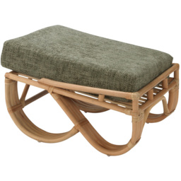Desser Furniture Pretzel Natural Rattan Jubilee Sage Footstool - Size: 36.0 cm x 63.0 cm x 70.0 cmcm - Brown - Wilko - thumbnail 4