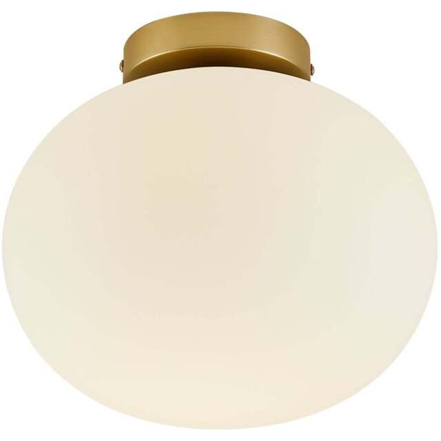 Nordlux Alton 27 Brass Ceiling Light - Size: 24 x 27.5 x 24cm - Gold - Wilko - image 1