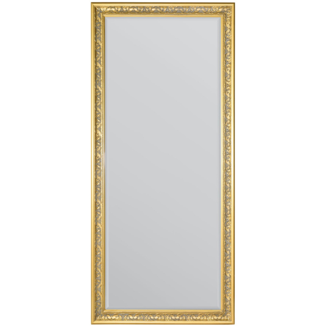 Langton Shabby Chic Gold Dress Mirror 160 x 73cm - MirrorOutlet - Wilko - image 1