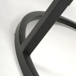 Delta Matt Black Round Nest of Tables Set of 2 - Size: 45 x 80 x 80cm - Shankar - Wilko - thumbnail 7