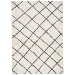 Origins Artisan Diamond White Grey Rug 120 x 170cm - Origins Rugs - Wilko - thumbnail 1