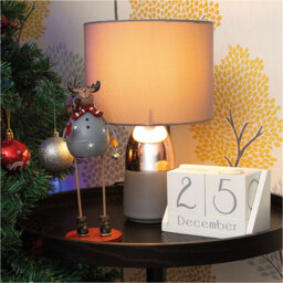 St Helens Grey Reindeer Metal Christmas Decoration - Size: 8 x 8 x 22cm - Multi - Wilko - thumbnail 3