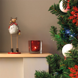 St Helens Grey Reindeer Metal Christmas Decoration - Size: 8 x 8 x 22cm - Multi - Wilko - thumbnail 5