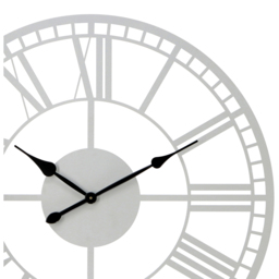 Charles Bentley Malham Grey Round Skeleton Indoor and Outdoor Wall Clock 90cm - Size: 90 x 90 x 4.8cm - Wilko - thumbnail 7