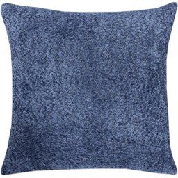 Hemsworth Boucle Cushion Blue - Wilko