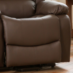 Artemis Home Glendale Brown Bonded Leather Manual Recliner Chair - Size: Single - Wilko - thumbnail 4