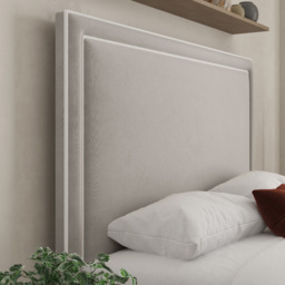 DS Living Verona Super King Size Plush Pebble Piping Ottoman Bed - Grey - Wilko - thumbnail 3