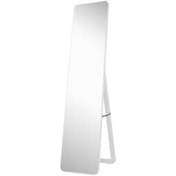 Costway White Wooden Free Standing Mirror 160 x 37cm - Size: 170.2 x 45.7 x 12.7cm - Wilko - thumbnail 1