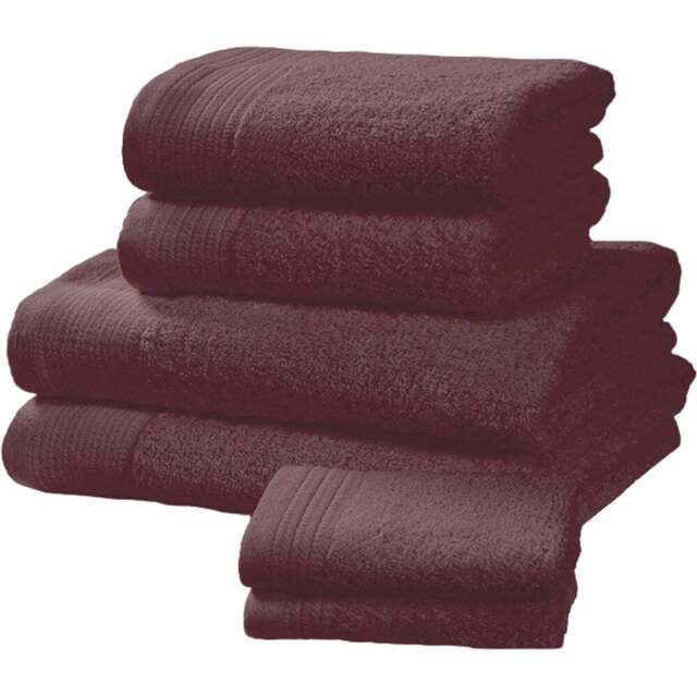 Rapport Home Chatsworth Super Soft 600gsm Combed Cotton Purple Bath Towel - Wilko - image 1