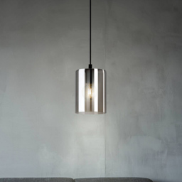 EGLO Cadaques 1 Smoked Glass Pendant Light - Size: 16.0 x 16.0 x 110.0cm - Wilko - thumbnail 3