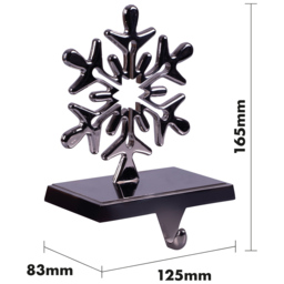 St Helens Silver Christmas Stocking Holders 2 Pack - Size: 9 x 12 x 13cm - Wilko - thumbnail 6