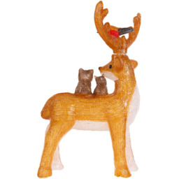 Acrylic Stag and Friends - Cool White - Wilko - thumbnail 4