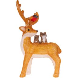 Acrylic Stag and Friends - Cool White - Wilko