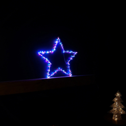 Samuel Alexander Multicolour Star LED Outdoor Christmas Decoration 60cm - Size: 60 x 60 x 1cm - Wilko - thumbnail 7