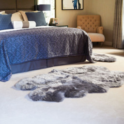 Origins Genuine Sheepskin Grey Quad New Zealand Wool Rug 160 x 105cm - Size: 105  x 160cm - Origins Rugs - Wilko - thumbnail 7