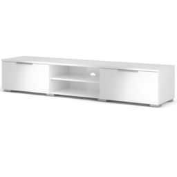 Florence Match 2 Drawers 2 Shelf White High Gloss TV Unit - Size: 39.9 x 172.7 x 33.1cm - Furniture to Go - Wilko - thumbnail 4