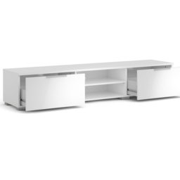Florence Match 2 Drawers 2 Shelf White High Gloss TV Unit - Size: 39.9 x 172.7 x 33.1cm - Furniture to Go - Wilko - thumbnail 6