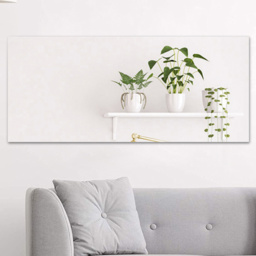 Living and Home Self Adhesive Wall Mirror Sheet 200 x 60cm - Size: 0.02x200x60 - Wood - Wilko - thumbnail 3
