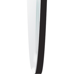 Bevelled Glass Mirror 110 x 110cm - Black - MirrorOutlet - Wilko - thumbnail 7