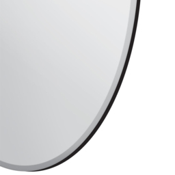Bevelled Glass Mirror 110 x 110cm - Black - MirrorOutlet - Wilko - thumbnail 6