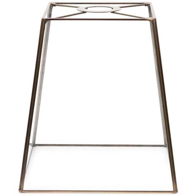 ValueLights Susie Glass Pendant Lantern Brushed Brass Case Easy Fit Lamp Shade - Size: 19 x 18 x 18cm - White - Wilko - image 1