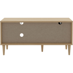 Florence Calasetta Single Door 2 Shelf Rattan Oak TV Unit - Size: 57.8 x 120.1 x 41.4cm - Brown - Furniture To Go - Wilko - thumbnail 6