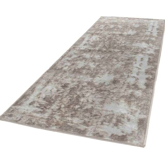 Desire Rugs Serenity Stone Abstract Acrylic Rug 60 x 220cm - Wilko - image 1