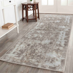 Desire Rugs Serenity Stone Abstract Acrylic Rug 60 x 220cm - Wilko - thumbnail 3