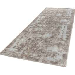 Desire Rugs Serenity Stone Abstract Acrylic Rug 60 x 220cm - Wilko