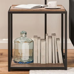 Dorel Quincy Weathered Oak End Table - Size: 55 x 49 x 48cm - Wilko