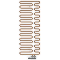 Terma Swale Bright Copper Heated Towel Rail 1746 BTU 1244 x 465mm - Size: 124.4 x 46.5 x 7.8cm - Gold - Wilko - thumbnail 4