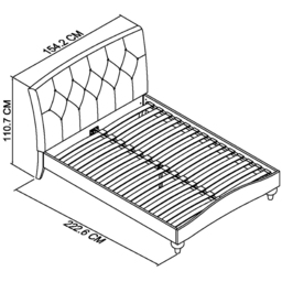 Bentley Designs Montreux King Size Pebble Grey Vertical Stitch Upholstered Bedstead - Wilko - thumbnail 7