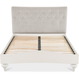 Bentley Designs Montreux King Size Pebble Grey Vertical Stitch Upholstered Bedstead - Wilko - thumbnail 4