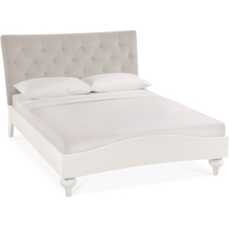 Bentley Designs Montreux King Size Pebble Grey Vertical Stitch Upholstered Bedstead - Wilko - thumbnail 3