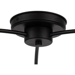 Cosylyte Linton 3 Light Industrial Matt Antique Brass Ceiling Light - Size: 33.5 x 37.5 x 11cm - Black - Wilko - thumbnail 6
